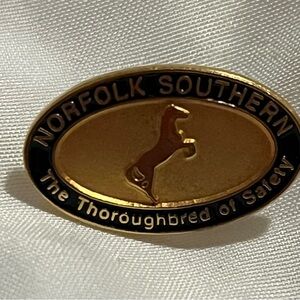 Norfolk Southern Gold and Black Pin